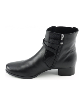 Caprice 25311 korte laarsjes zwart