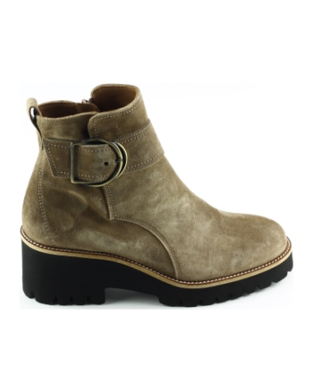 Paul Green 9763 korte laarsjes taupe