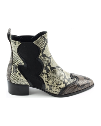 Pertini 252w33028 korte laarsjes beige multi