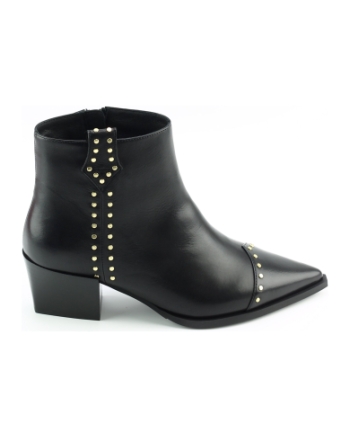 Via Vai 62312 Kate Brandy korte laarsjes zwart combinatie