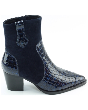 Di Lauro Sybylle korte laarsjes donkerblauw