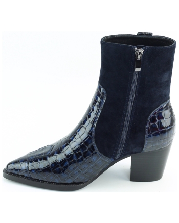 Di Lauro Sybylle korte laarsjes donkerblauw