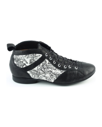 Think 3-000618 veterboots zwart combinatie