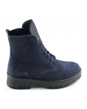 Waldlaufer 934806 veterboots donkerblauw