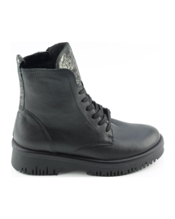 Waldlaufer 934806 veterboots zwart