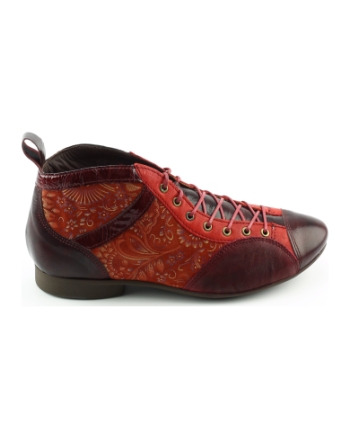 Think 3-000618 veterboots rood combinatie