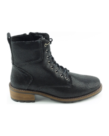 Solidus 61000. veterboots zwart combinatie