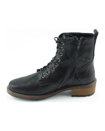Solidus 61000. veterboots zwart combinatie