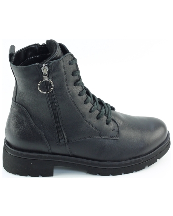 Waldlaufer 648803 veterboots zwart