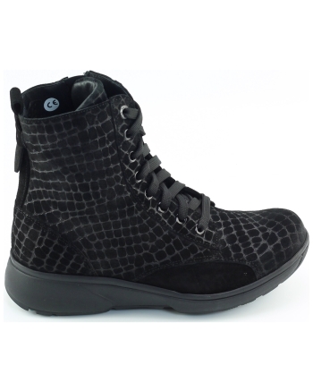 Xsensible Asti 30224.2 veterboots zwart combinatie