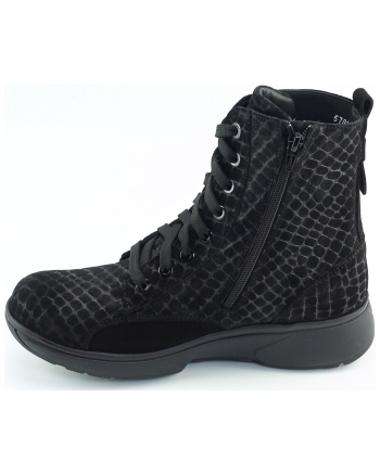 Xsensible Asti 30224.2 veterboots zwart combinatie