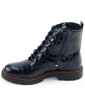 Cypres Soft Adinda veterboots donkerblauw