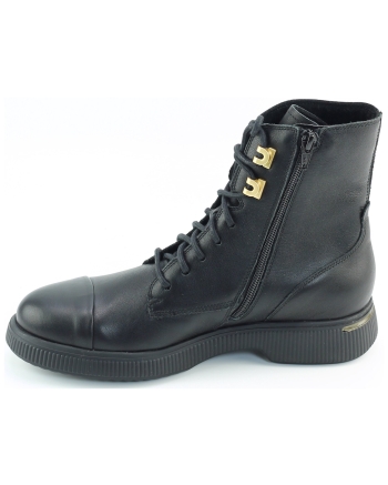 Durea 9837 832 veterboots zwart combinatie