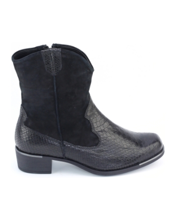 Durea 9787 998 korte laarsjes zwart