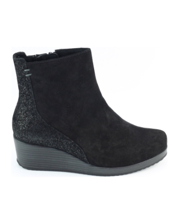 Durea 9793 878 korte laarsjes zwart