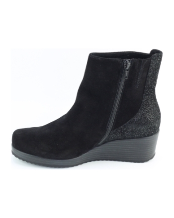 Durea 9793 878 korte laarsjes zwart