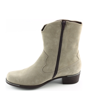 Durea 9753 995 korte laarsjes taupe