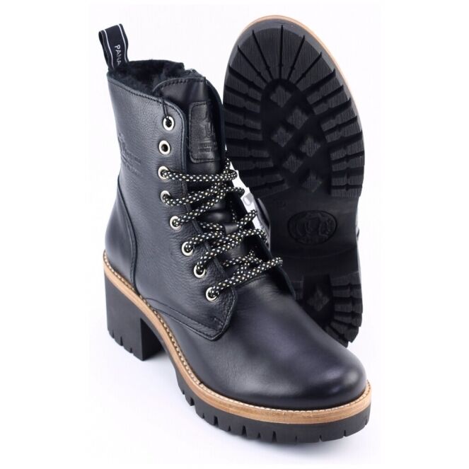 bevind zich speel piano knijpen Panama Jack padma zwart dames veterboots | Theo Jansen Schoenen