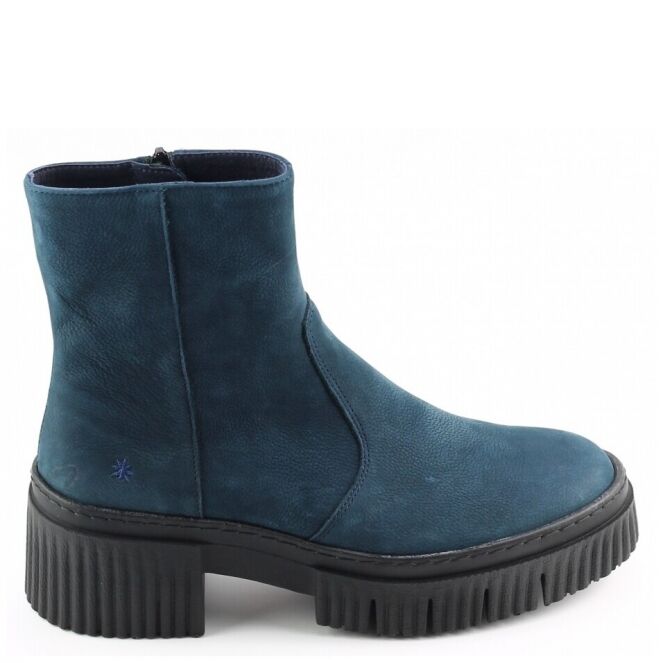 Art Art 1374 Blauw navy Art 1374 blauw dames korte laarsjes | Theo Jansen Schoenen