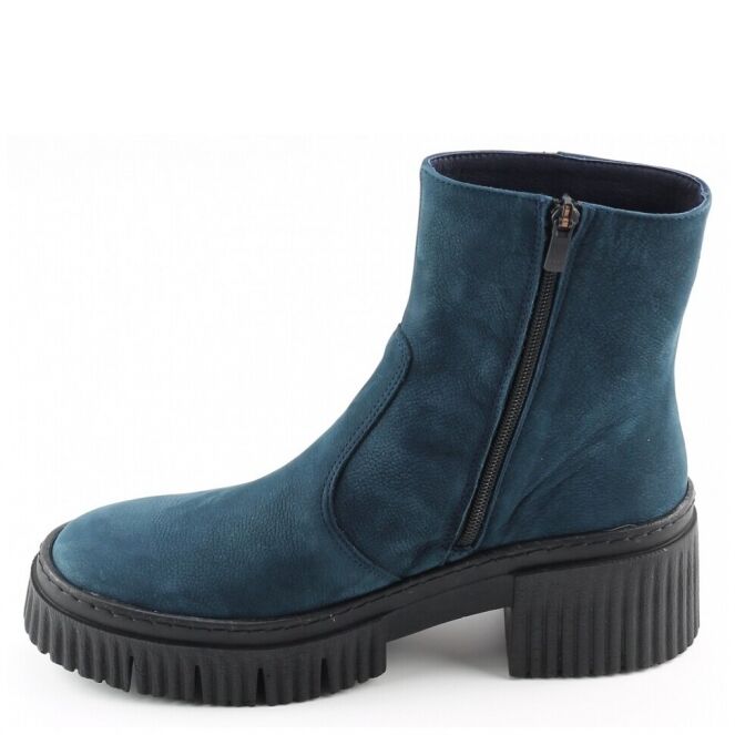 Art Art 1374 Blauw navy Art 1374 blauw dames korte laarsjes | Theo Jansen Schoenen