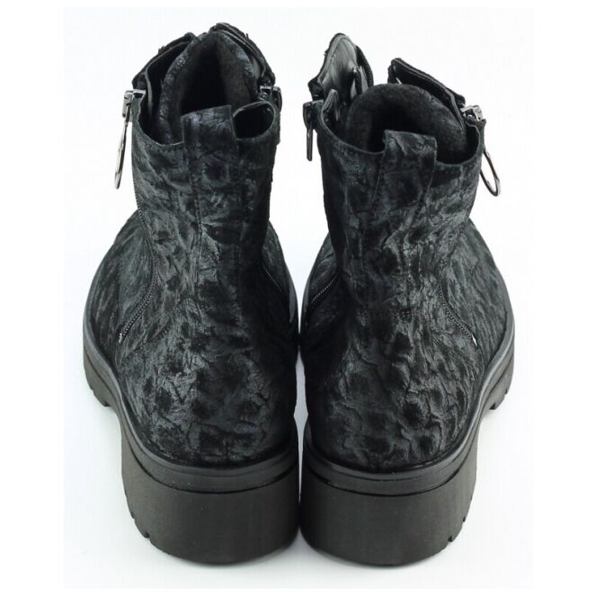 Waldlaufer Waldlaufer 648803 Blauw 146001 Waldlaufer 648803 blauw dames veterboots  | Theo Jansen Schoenen