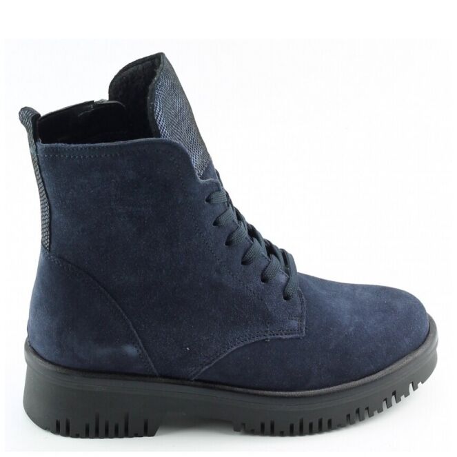 Waldlaufer Waldlaufer 934806 Blauw 200194 notte Waldlaufer 934806 blauw dames veterboots  | Theo Jansen Schoenen