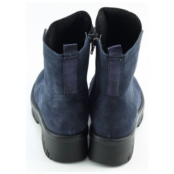 Waldlaufer Waldlaufer 934806 Blauw 200194 notte Waldlaufer 934806 blauw dames veterboots  | Theo Jansen Schoenen