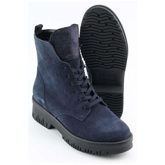 Waldlaufer Waldlaufer 934806 Blauw 200194 notte Waldlaufer 934806 blauw dames veterboots  | Theo Jansen Schoenen