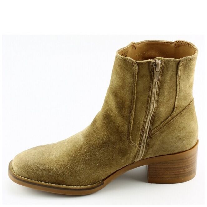 Piedi Nudi Piedi Nudi zuma 05.2 Cognac biscuit Piedi Nudi zuma 05.2 cognac dames korte laarsjes | Theo Jansen Schoenen