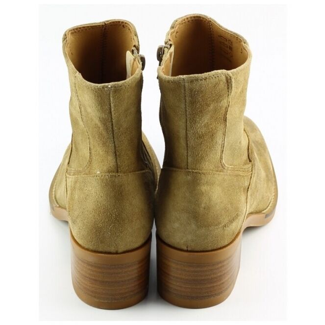 Piedi Nudi Piedi Nudi zuma 05.2 Cognac biscuit Piedi Nudi zuma 05.2 cognac dames korte laarsjes | Theo Jansen Schoenen