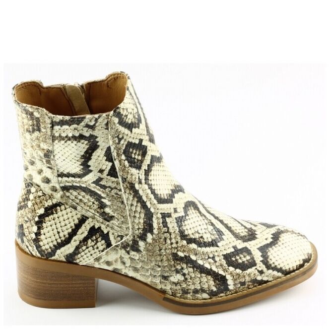 Piedi Nudi Piedi Nudi zuma 05.5 Cognac biscuit Piedi Nudi zuma 05.5 cognac dames korte laarsjes | Theo Jansen Schoenen