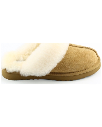 Cypres Caiya pantoffels cognac