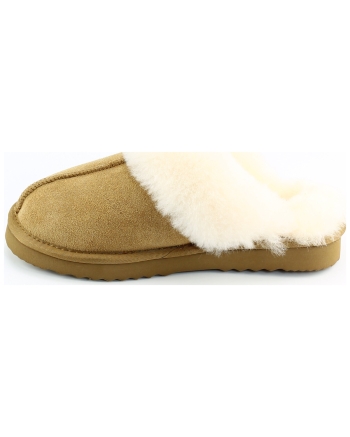 Cypres Caiya pantoffels cognac