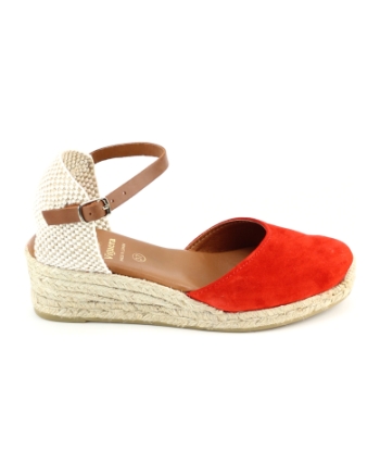 Viguera 1757 espadrilles oranje