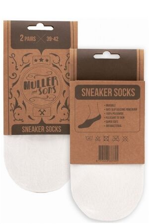Muller and sons Muller and sons Sneaker Sok Unisex 83014201 Wit 001 White Muller and sons Muller and sons Sneaker Sok Unisex 83014201 Wit 001 White