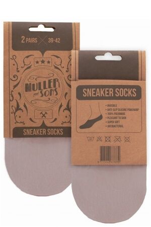 Muller and sons Muller and sons Sneaker Sok Unisex 83014201 Beige 003 beige