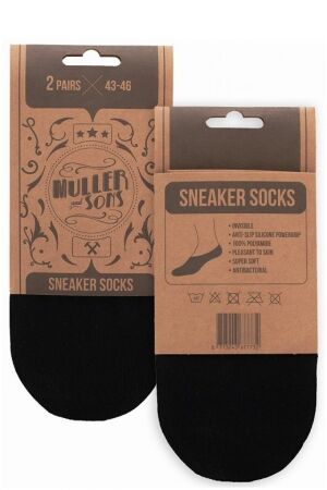 Muller and sons Muller and sons Sneaker Sok Unisex 83014201 Zwart 751 zwart Muller and sons Muller and sons Sneaker Sok Unisex 83014201 Zwart 751 zwart